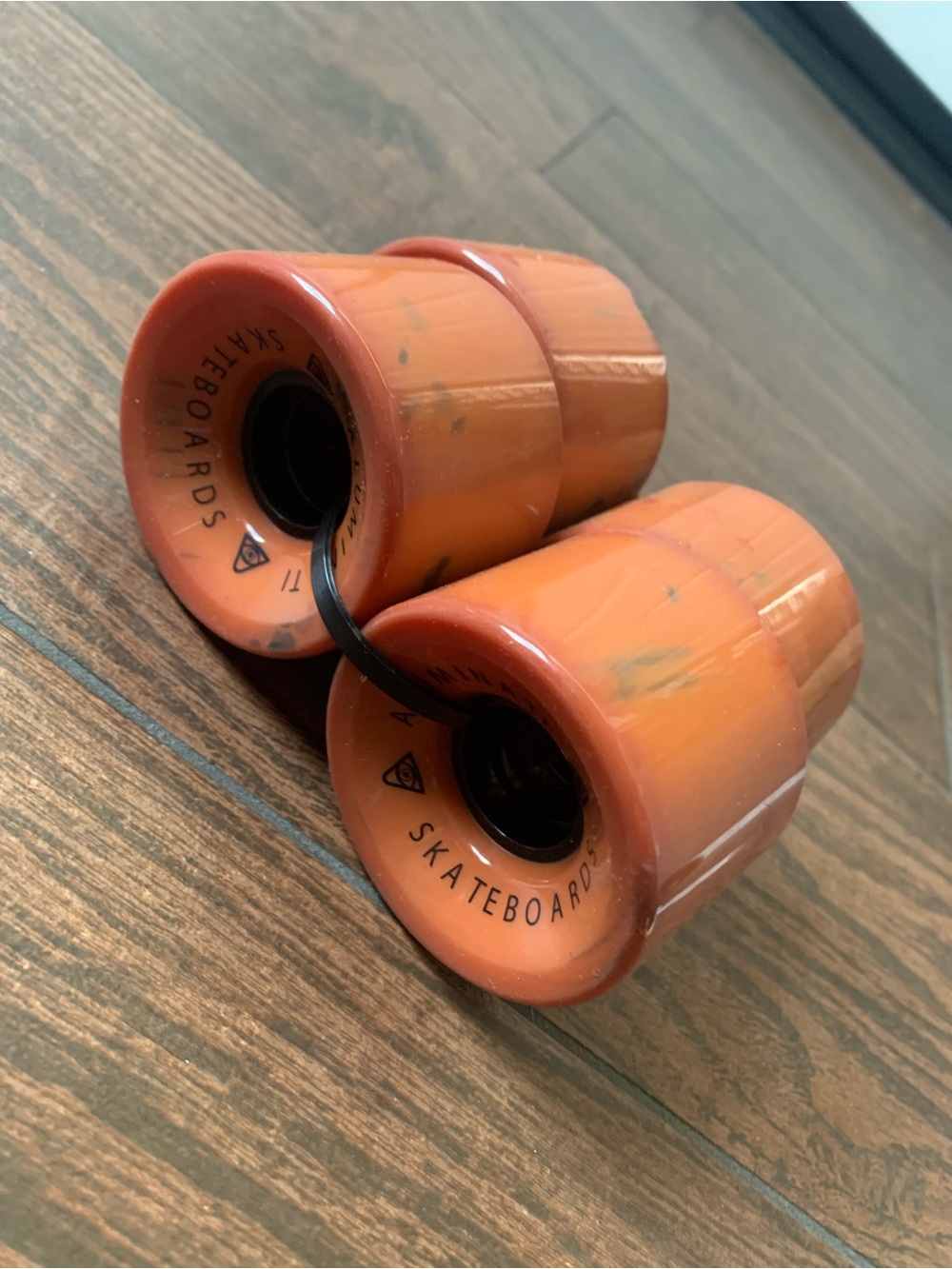 Orange Skateboard Wheels